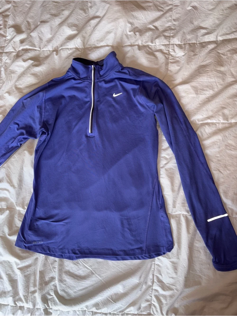 Nike Women’s Royal Purple Half-Zip Running Jacket